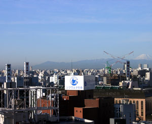 View out of my hotel window in Ikebukuro