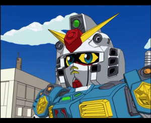 SD Gundam Force, sadly, not SD Gundam.  I actually liked SD Gundam.