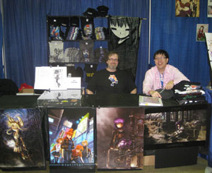 Fred and Dom at the ACen 2010 MegaGear table